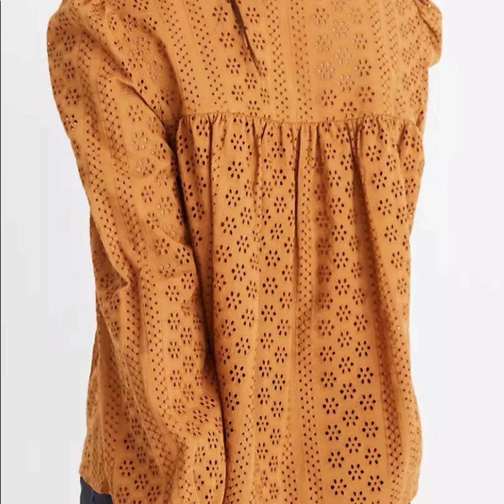Madewell Double-Tie Peasant Top SZ Small - Picture 3 of 7